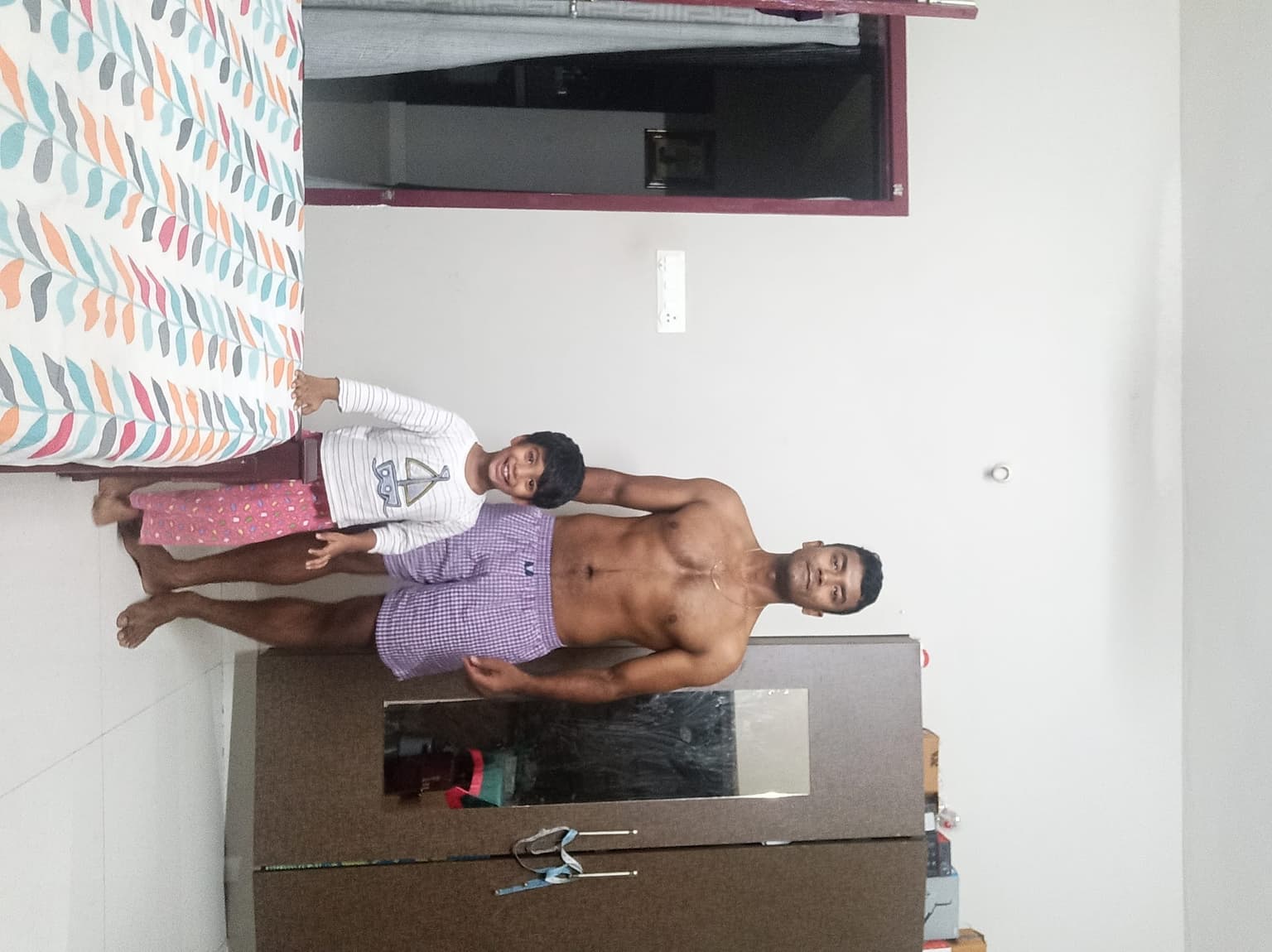 Father and son — for Avyaansh